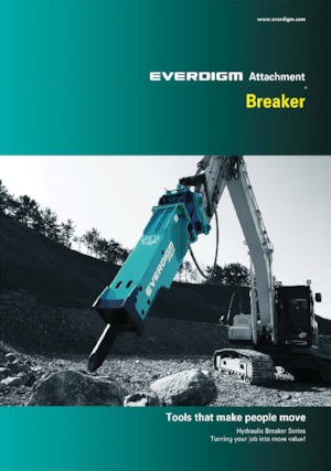 Młoty hydrauliczne Everdigm EHB25 SA