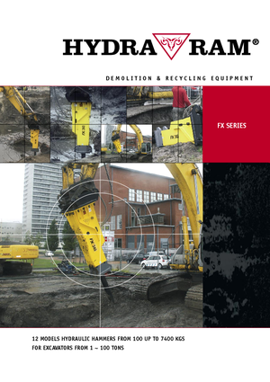 Młoty hydrauliczne Hydra Ram FX-340