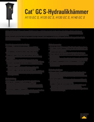 Młoty hydrauliczne Caterpillar H140GC S 