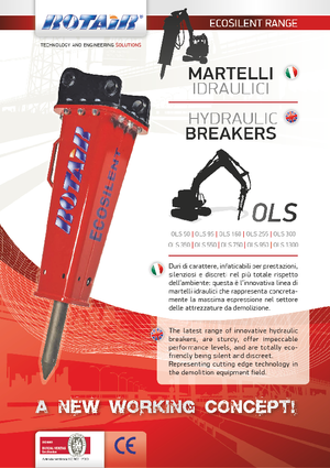 Młoty hydrauliczne Rotair OLS 95