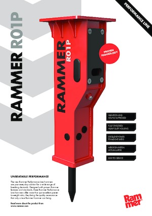 Młoty hydrauliczne Rammer R01P
