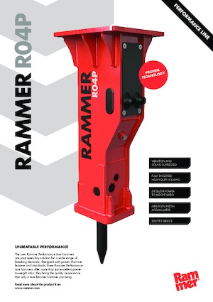 Młoty hydrauliczne Rammer R04P