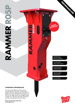 Młoty hydrauliczne Rammer R05P