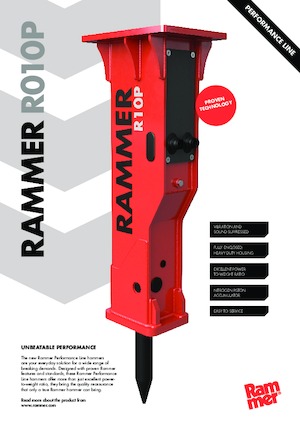 Młoty hydrauliczne Rammer R10P