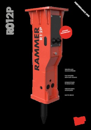 Młoty hydrauliczne Rammer R12P
