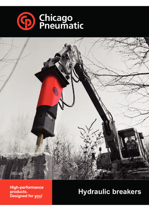 Młoty hydrauliczne Chicago Pneumatic RX25