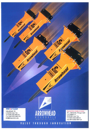 Młoty hydrauliczne Arrowhead S 50