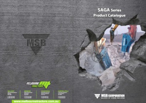 Młoty hydrauliczne MSB SAGA 50H