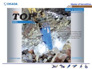 Młoty hydrauliczne Okada TOP203B 