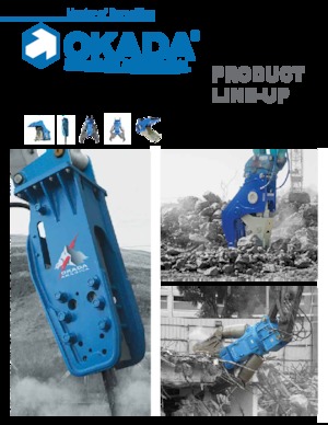 Młoty hydrauliczne Okada TOP300 