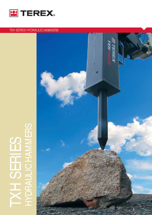 Młoty hydrauliczne Terex TXH 1400 S