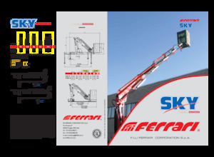 Hydrauliczne żurawie do załadunku Ferrari® 058D A4 