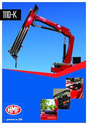Hydrauliczne żurawie do załadunku HMF 1110-K5