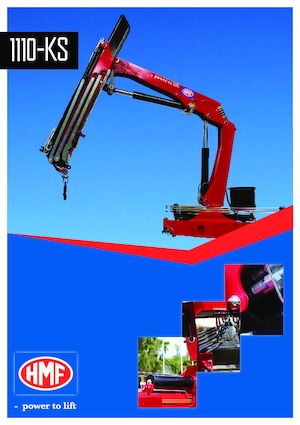Hydrauliczne żurawie do załadunku HMF 1110-KS3