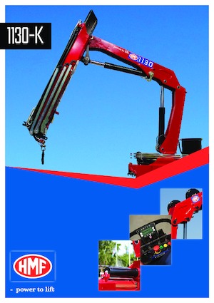 Hydrauliczne żurawie do załadunku HMF 1130-K1-RCS