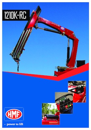 Hydrauliczne żurawie do załadunku HMF 1210-K2
