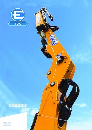 Hydrauliczne żurawie do załadunku Effer 125 4S