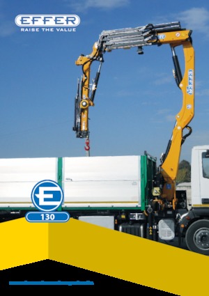 Hydrauliczne żurawie do załadunku Effer 130 4S