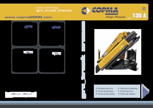 Hydrauliczne żurawie do załadunku COPMA 2000 130A.3 J2
