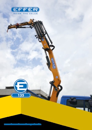 Hydrauliczne żurawie do załadunku Effer 135 4S