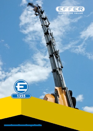Hydrauliczne żurawie do załadunku Effer 1355 6S