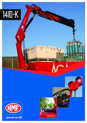 Hydrauliczne żurawie do załadunku HMF 1410-K4