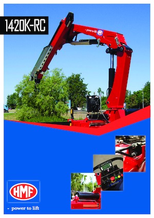 Hydrauliczne żurawie do załadunku HMF 1420-K2