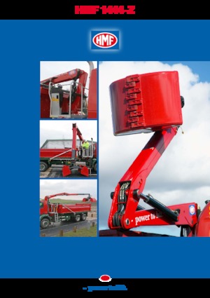Hydrauliczne żurawie do załadunku HMF 1444-Z2