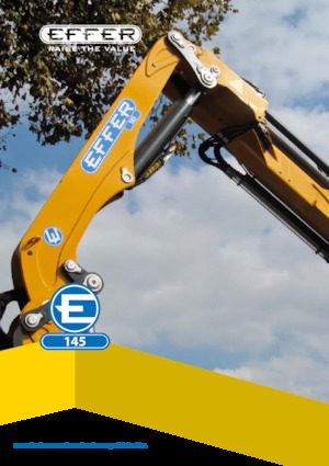 Hydrauliczne żurawie do załadunku Effer 145 3S