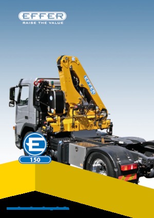 Hydrauliczne żurawie do załadunku Effer 150 4S