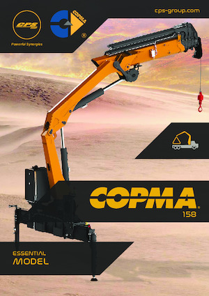 Hydrauliczne żurawie do załadunku COPMA 2000 158.3