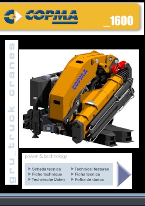 Hydrauliczne żurawie do załadunku COPMA 2000 1600.9 J7