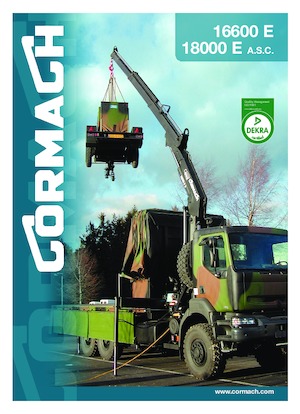 Hydrauliczne żurawie do załadunku Cormach 16600 E4