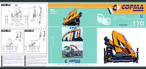 Hydrauliczne żurawie do załadunku COPMA 2000 170.3sc