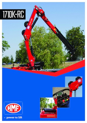Hydrauliczne żurawie do załadunku HMF 1710-K2