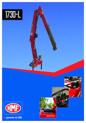 Hydrauliczne żurawie do załadunku HMF 1730-L3-RCS