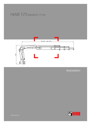 Hydrauliczne żurawie do załadunku Hiab 175-3