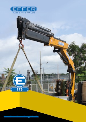 Hydrauliczne żurawie do załadunku Effer 175 5S