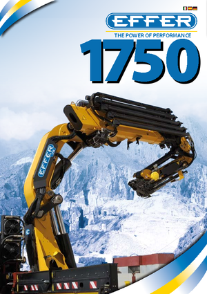 Hydrauliczne żurawie do załadunku Effer 1750 6S