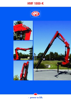 Hydrauliczne żurawie do załadunku HMF 1800-K7-HS10