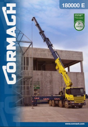 Hydrauliczne żurawie do załadunku Cormach 180000 E6JIB4 A.S.C. Plus