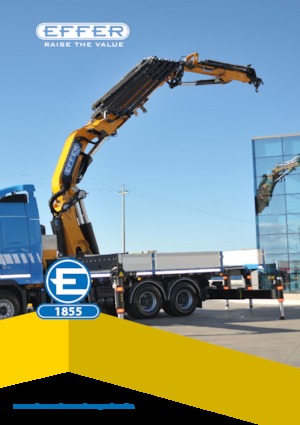 Hydrauliczne żurawie do załadunku Effer 1855 4S