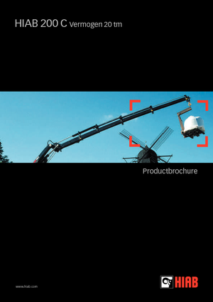 Hydrauliczne żurawie do załadunku Hiab 200 C-2