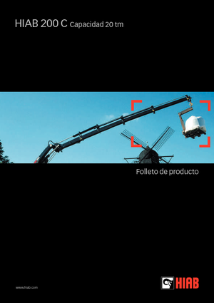 Hydrauliczne żurawie do załadunku Hiab 200 C-2