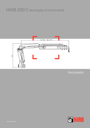 Hydrauliczne żurawie do załadunku Hiab 200 C-2
