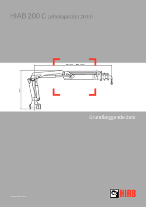 Hydrauliczne żurawie do załadunku Hiab 200 C-2