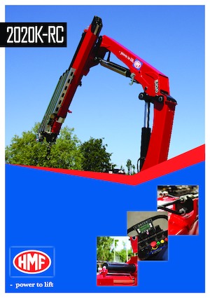 Hydrauliczne żurawie do załadunku HMF 2020-K8