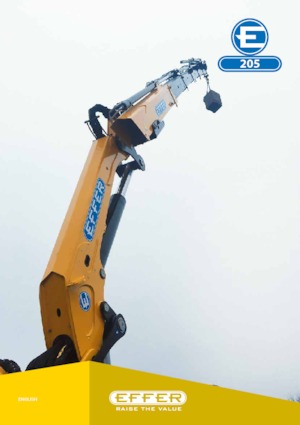 Hydrauliczne żurawie do załadunku Effer 205 4S