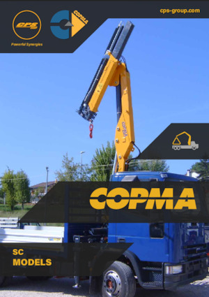 Hydrauliczne żurawie do załadunku COPMA 2000 208.4sc