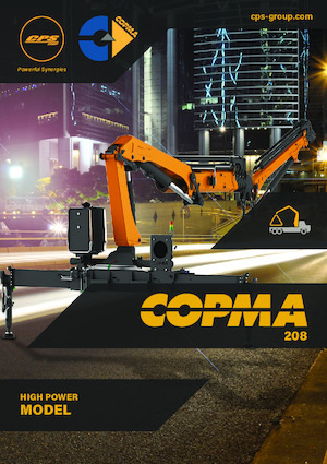 Hydrauliczne żurawie do załadunku COPMA 2000 208.4 J4